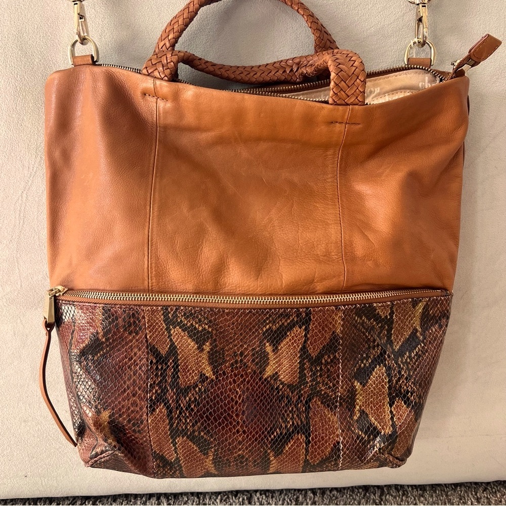 NWT Christopher Kon Jordie Bag / Hobo Bag Snakeskin